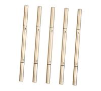 UKCOCO Lot De 5 Crayons à Sourcils Triangulaires Multifonctions Imperméables Et Anti-transpiration Avec Pinceau, Extrafins, Couleurs Variées, Maquillage Portable Pour Femmes Et Voyage