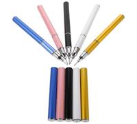 UKCOCO Lot de 5 Stylos Nail Art à Double Embout Brosse à Ongles en Silicone et Outil de Gravure Précis pour Manucure, Couleurs Variées, Accessoire Professionnel pour Salon et Usage