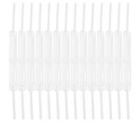 UKCOCO Lot de 50 Attaches Parisiennes en Plastique Blanc, Pince à Reliure à Feuilles Mobiles 2 Trous, pour Dossiers Perforés Standard, Accessoire de Bureau Polyvalent pour Organisation