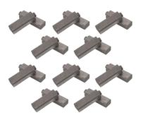 UKCOCO Lot de 50 Balais de Carbone pour Moteur de Sèche-cheveux, Matériau Carbone, Installation Facile, Compatible Moteur Électrique, pour Salon et Réparation DIY