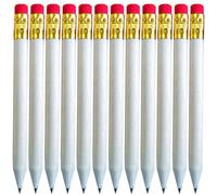 UKCOCO Lot de 50 Crayons de Dessin Courts en Bois pour Tout-petits, Effaçables et Confortables, pour Dessin et Création de Scrapbooks