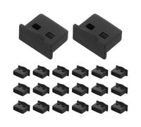 UKCOCO Lot de 50 Protections pour Ports USB, Capuchons Anti-poussière | Cache-fiche de sécurité pour ports USB-A d'ordinateurs portables, téléviseurs, routeurs et autres appareils (PC,