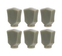 UKCOCO Lot de 6 Bouchons de Réglage pour Guitare Acoustique Poignées D’Accordeur en Plastique Solide Vert Foncé Compatibles Guitares Folk et Classiques Accessoires Essentiels pour