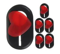 UKCOCO Lot De 6 Caches De Confidentialité pour Objectif D'Ordinateur Portable Accessoires pour Téléphone Ordinateur Portable Appareil Photo Curseur pour Caméra Webcam Plastique