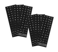 UKCOCO Lot De 6 Feuilles Dautocollants pour Clavier avec Lettres Et Langue