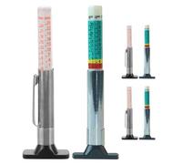 UKCOCO Lot de 6 jauges de profondeur de sculpture de pneu, double échelle | Outil de mesure précis de la profondeur des sculptures de pneus, avec code couleur et clip de poche, pour voitures, camions,