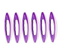 UKCOCO Lot De 6 Pinceaux Pour Nail Art 6 Pcs Petite Taille Outils De Polissage à Ongles Peau De Mouton Violet Usage Professionnel Et Personnel Voyages Maison