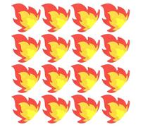 UKCOCO Lot de 60 Serviettes de Table Jetables à Motif Flammes, 3 Paquets de 20 Pièces, Papier Résistant Absorbant, Décoration Fête D'anniversaire Pompier, Vaisselle Thème Feu