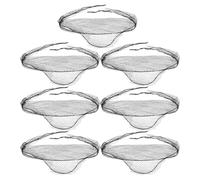 UKCOCO Lot de 7 Filets Triangulaires en Maille Élastique pour Cheveux Bouclés, Maintien pour Bigoudis, Filet à Chignon Invisible pour Coiffures Salon et Nuit, Coffret Cheveux Femme