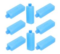 UKCOCO Lot De 8 Blocs De Glace Pour À En Polyéthylène Bloc De Glace Bleu Pour Glacière Récipient À Glace Pour Congélateur