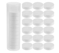 UKCOCO Lot de 8 Boîtes de Lingettes Compressées Jetables Blanches en Fibre Super Absorbantes, Démaquillage Randonnée