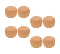 UKCOCO Lot de 8 Bouchons en Liège Coniques en Bois Tendre Réutilisables Bouchons de Fermeture pour Bouteilles de Vin et Carafes Étanchéité Optimale Diamètre Standard Conservation du