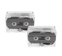 UKCOCO Lot de 8 Cassettes Audio Vierges 60 Cassettes d'Enregistrement Vocal Compatibles Lecteurs Portables Bandes Magnétiques Plastiques Solide pour Musique Conférences et Messages