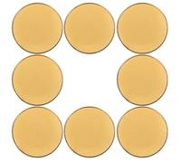 UKCOCO Lot de 8 Jetons Vierges en Alliage Doré 40 MM pour Gravure Laser Supports Ronds Métalliques à Graver Médailles Vierges pour Bijoux Commémoratifs pour Projets Personnalisés et