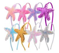 UKCOCO Lot De 8 Serrage-têtes Étoile De Mer Garçon Et Filles Taille Unique Multicolore, Coiffe Modelage Animal Marin, Accessoire Cheveux Fille Fête Spectacle