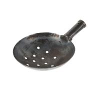 UKCOCO Louche en Fer Perforée 20 Pouces pour Jardinage Et Nettoyage De Canalisations, Pelle à Dragage Ronde Résistante Multifonctionnelle pour Terrasse Et Extérieur