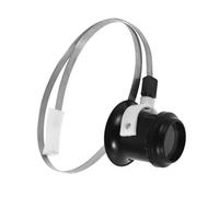 UKCOCO Loupe Serre-tête avec Anneau Acier Inoxydable pour Réparation De Montres Bijouterie Et Entretien Électronique Grossissement Haute Définition