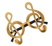 UKCOCO Lunettes à Notes de Musique pour Fête Musicale Accessoire Photo Léger et Portable Décoration de Soirée 1 Pièce pour Photomaton et Anniversaire