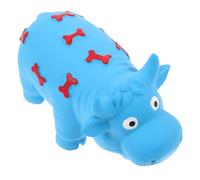 UKCOCO Mâcher Chien Vache en Latex, Résistant, pour Chiot | Forme Bovine, Usage Ludique Quotidien, Texture Adaptée aux Mâchoires, Convient Petits Chiens