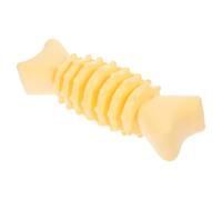 UKCOCO Mâcher pour Chien, Os Poisson TPR Jaune, Petits Chiens | Mâchouillage Résistant, pour Dressage et Jeu, Aide à Canaliser L'instinct, Protège les Meubles