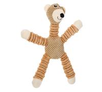 UKCOCO Mâcher pour Chiot Peluche Long Cou Durable et Interactif Anxiété pour Chiens Petits et Moyens pour Jeu Soulagement des Dents