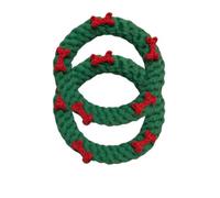 UKCOCO Mâcher Tressée Cercle de Coton de Corde en Chien Noël