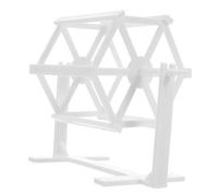 UKCOCO Machine à Bobiner la Soie pour Démonstration Pédagogique, Outil Manuel Portable en Plastique Blanc, pour L’Éducation à Sériciculture