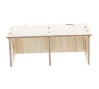 UKCOCO Maison Bois pour Hamster Et Lapin Cachette Spacieuse pour Gerbilles Cobaye Jouet Intérieur pour Petits Animaux