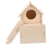 UKCOCO Maison pour Hamsters Et Petits Animaux Refuge Confortable Et Pratique pour Rongeurs Accessoire De Cage pour Cobayes Et Chinchillas Design Mignon Et