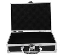 UKCOCO Mallette Aluminium Inoxydable Compacte à Poignée Ergonomique Valise Rigide Multifonction pour Rangement Outils Et Électronique Boîte De Stockage Portable pour Homme Caisse De Trans