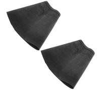 UKCOCO Manchettes de Remplacement Lot de 2 Paires en Caoutchouc Noir Résistance à l'abrasion et Déchirure, Réparation des Poignets pour Combinaison de Plongée pour Plongée et Snorkeling