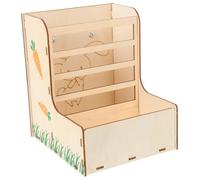 UKCOCO Mangeoire pour Petits Animaux Râtelier à Foin Suspendu pour Cochons et Chinchillas Facile à Nettoyer Installer la Cage