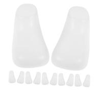 UKCOCO Mannequins de Pied Bébé en Plastique Solide Taille 10 CM Lot de 6 Paires pour Présentation Chaussures Sandales et Chaussettes Usage Maison et Boutique