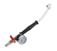 UKCOCO Manomètre pour Pneus Poids Lourds avec Jauge Haute Précision, Tuyau de Gonfleur en Alliage Plastique, Gonflage Rapide et Mesure Fiable pour Pneus de Camion Couleur Aléatoire