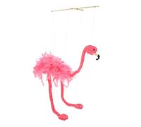 UKCOCO Marionnette Flamingo à Fils Jouet Marionnette Animaux Accessoire Spectacle Peluche Amusante