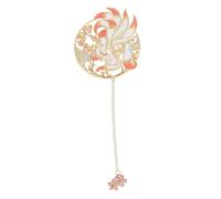 UKCOCO Marque Page Laiton Décoratif avec Pendentif Artistique Design Créatif pour Étudiants et Amateurs de Lecture Souvenir Élégant