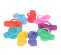 UKCOCO Marqueurs de Verre à Vin Légers Forme Pantoufle en Silicone 9pcs Décoratifs Pratiques pour Verres à Vin à Domicile et Lieux de Rassemblement