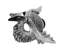 UKCOCO Masque Chouette Demi-visage Plastique pour Adulte Accessoire Carnaval Cosplay Masque Animal Léger et Ajustable pour Bal Masqué Halloween et Fêtes