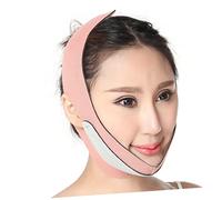 UKCOCO Masque Facial Raffermissant en V pour Visage Mince Sangle Élastique Ajustable Menton Masséter Fin Outil de Beauté Usage Confort