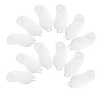 UKCOCO Masques Pour Yeux Jetables 12 Pièces, Couvre-yeux Portables En Polyester Soie Synthétique, Opaques Et Respirants, Protection La Lumière, Pour Sommeil, Sieste Au Bureau Et Voyage