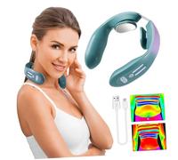 UKCOCO Masseur Cervical Intelligent avec Chauffage USB Massage Shiatsu par Électriques Appareil de Massage Du Cou pour Relaxation et Circulation Sanguine Améliorée