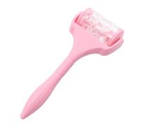 UKCOCO Masseur Facial Portable Avec Poignée Rose Et Perles Transparentes Pour Soin Visage