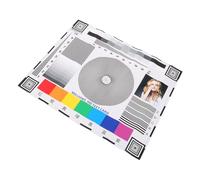 UKCOCO Matrice de Test de Mise au Point CCTV 40x32 Cm Adhésive pour Calibrage Objectif, Tableau D’alignement Caméra Ptz, Mire de Test Vidéo IP pour Réglage Précis en Surveillance