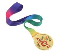 UKCOCO Médaille Or Musique Garçon Fille avec Piano et Violon Médaille de Récompense pour Compétitions de Chant Danse et Performances Facile à Porter pour Booster