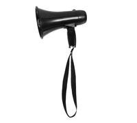 UKCOCO Mégaphone Portable 25w Noir Léger Fonction Enregistrement 240 Secondes, Porte-Voix pour Encourager Les Supporters, pour Événements Sportifs Et Manifestations