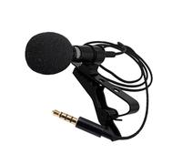 UKCOCO Microphone Lavalier Filaire Bruit Ensemble Portable avec Connecteur pour Enregistrement et Streaming
