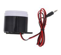 UKCOCO Mini-Alarme Sonore Filaire Rouge en Abs Compacte et Portable avec Sirène Puissante pour Magasins et Bureaux, Alarme Facile à Utiliser pour Sécurité