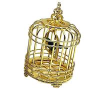 UKCOCO Mini Cage à Oiseaux Décorative Modèle De Simulation Accessoire De Décoration De Maison Mini Ornement De Cage