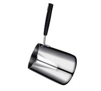 UKCOCO Mini Friteuse Acier Inoxydable Marmite de Cuisine Portable Compatible Induction Casserole Pratique à Lait et Huile pour Économiser de Huile