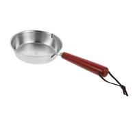 UKCOCO Mini Poêle à Œufs Acier Inoxydable 12Cm Antiadhésive Multifonction pour Omelettes Crêpes Steak la Cuisine Domestique et Professionnelle